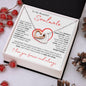 To My Beautiful Soulmate | Interlocking Hearts Necklace - FREE EARRINGS | I Love You Forever and Always