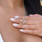 To My Beautiful Granddaughter | Enjoy The Ride | Interlocking Hearts Necklace | Love Grandpa (2)