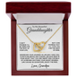 To My Beautiful Granddaughter | Enjoy The Ride | Interlocking Hearts Necklace | Love Grandpa (1)
