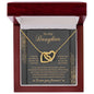 Daughter | Brave And Strong 2 | Interlocking Hearts Necklace