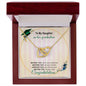 To My Daughter For Graduation | Congratulations | Interlocking Hearts necklace