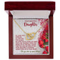 My Beautiful Daughter | Love You Forever | Interlocking Hearts Necklace