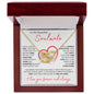 To My Beautiful Soulmate | Interlocking Hearts Necklace - FREE EARRINGS | I Love You Forever and Always