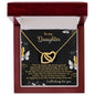 Daughter | Pursue Your Dreams | Interlocking Hearts Necklace