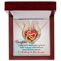 Daughter | Always Be There | Interlocking Hearts Necklace