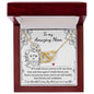Mom | Be My Mom | Interlocking Hearts Necklace