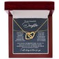 Daughter | Brightest Stars | Interlocking Hearts Necklace