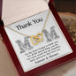 Mom | Thank You | Interlocking Hearts Necklace
