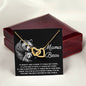 Mom | In Your Arms | Interlocking Hearts Necklace