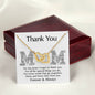 Mom | Thank You | Interlocking Hearts Necklace
