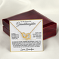 To My Beautiful Granddaughter | Enjoy The Ride | Interlocking Hearts Necklace | Love Grandpa (2)