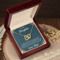 To My Daughter | You Are Braver Than You Believe | Interlocking Hearts necklace