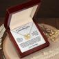 To My Beautiful Granddaughter | Enjoy The Ride | Interlocking Hearts Necklace | Love Grandpa (1)