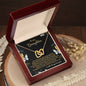 Daughter | Pursue Your Dreams | Interlocking Hearts Necklace