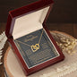 Daughter | Brave And Strong 2 | Interlocking Hearts Necklace