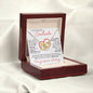 To My Beautiful Soulmate | Interlocking Hearts Necklace - FREE EARRINGS | I Love You Forever and Always