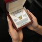 To My Beautiful Granddaughter | Enjoy The Ride | Interlocking Hearts Necklace | I Love You Always (2)