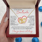 To My Beautiful Soulmate | Interlocking Hearts Necklace - FREE EARRINGS | I Love You Forever and Always