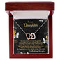 Daughter | Pursue Your Dreams | Interlocking Hearts Necklace