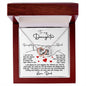 Daughter | Your Biggest Fan | Interlocking Hearts Necklace