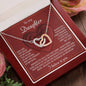 Daughter | Of My Heart | Interlocking Hearts Necklace