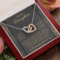Daughter | Brave And Strong 2 | Interlocking Hearts Necklace