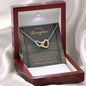 Daughter | Brave And Strong 2 | Interlocking Hearts Necklace