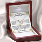 To My Beautiful Granddaughter | Enjoy The Ride | Interlocking Hearts Necklace | Love Grandma (3)