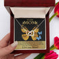 Mom | Strong Lady | Interlocking Hearts Necklace