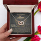 Mom | Like An Angel | Interlocking Hearts Necklace