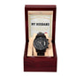 Husband | Deepest Appreciation | Black Metal Chronograph Watch