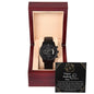 Dad | Farter's Day | Black Metal Chronograph Watch