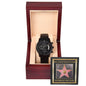 Father | Walk Of Fame | Black Metal Chronograph Watch