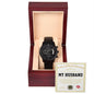 Husband | Deepest Appreciation | Black Metal Chronograph Watch