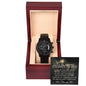 Step Dad | Be The Dad | Black Metal Chronograph Watch