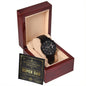 Dad | Super Dad Certificate | Black Metal Chronograph Watch