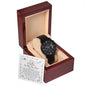Fur Dad | Unconditional Love | Black Metal Chronograph Watch