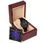 Girlfriend's Dad | Heart Of Gold | Black Metal Chronograph Watch