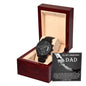 Dad | To Thank You | Black Metal Chronograph Watch