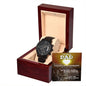 Dad | My Guiding Light | Black Metal Chronograph Watch
