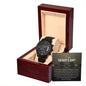 Father's Day | Truly Special | Black Metal Chronograph Watch