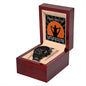 Dad | Your Little Boy | Black Metal Chronograph Watch