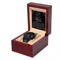 Dad | Farter's Day | Black Metal Chronograph Watch