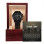 Father's Day | Truly Special | Black Metal Chronograph Watch