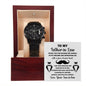 Father-in-Law | Thank You For... | Black Metal Chronograph Watch