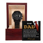 Dad | You've Shaped My Life | Black Metal Chronograph Watch