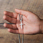To My MAN | Artisan Cross Necklace | I Love you, Forever & Always