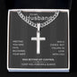 To My Husband | Artisan Cross Necklace | I LOVE YOU, FOREVER AND ALWAYS