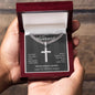 To My Husband | Artisan Cross Necklace | I LOVE YOU, FOREVER AND ALWAYS
