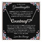 To My Lovely Granddaughter | Someday | Personalized Name with Heart Necklace